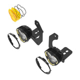 KC HiLiTES FLEX ERA 3 Dual Mode SAE Fog Lights - 2-Light Master Kit for Jeep JK/JL/JT Steel Bumpers 97149