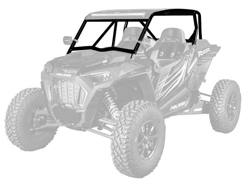 PRO ARMOR Cab Only Cage W/V Intrusion Matte White P187C048MW