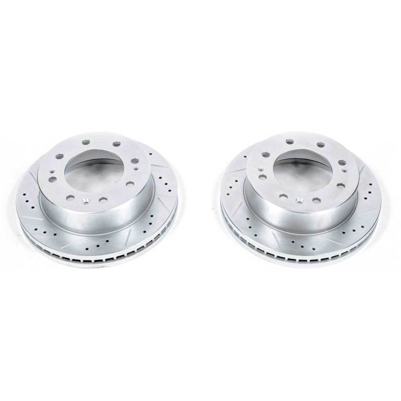 Power Stop 11-21 GMC Sierra 3500 HD Front Drilled & Slotted Rotor - Pair AR82153XPR