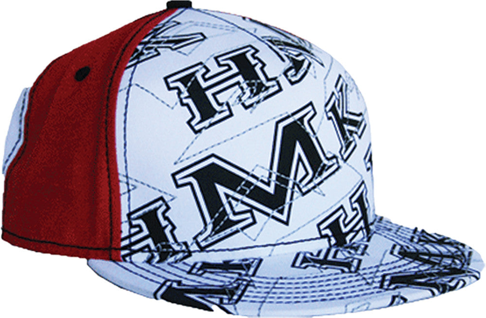 HMK Team Cap Red/White Adjustable HM5TEAMR