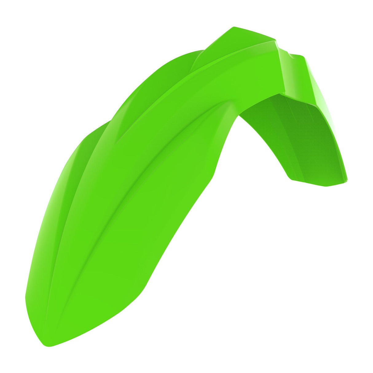 POLISPORT Front Fender Lime Green Kaw 8574500006