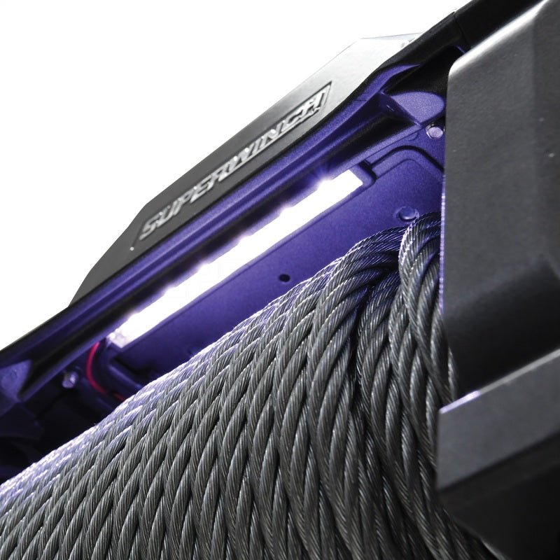 Superwinch 12000 LBS 12V DC 3/8in x 85ft Wire Rope SX 12000 Winch - Graphite 1712200