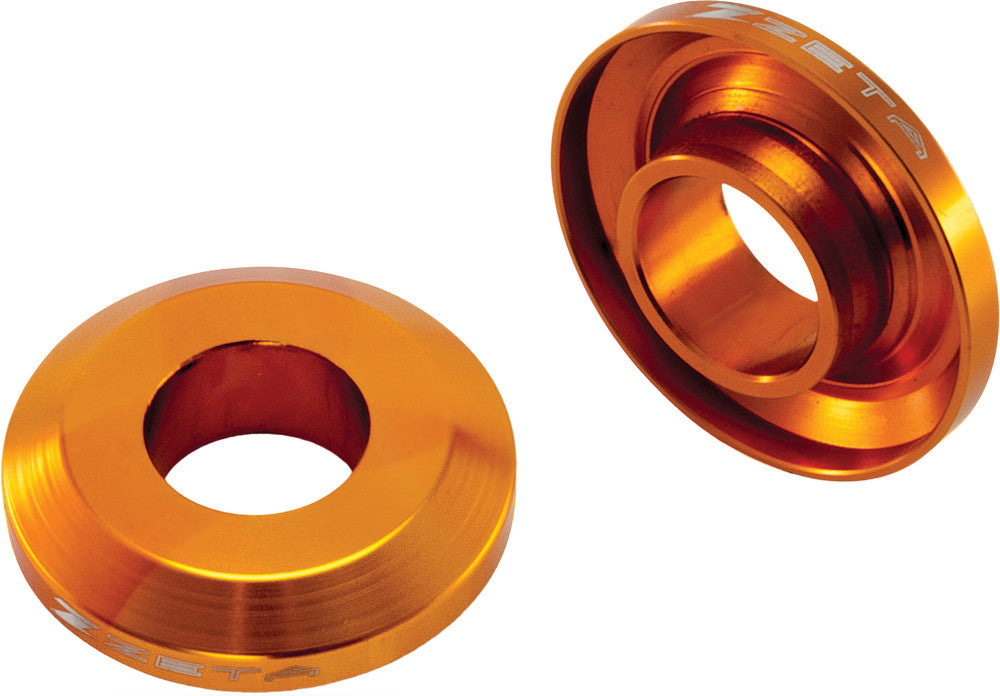 ZETA Fast Rear Wheel Spacers Orange ZE93-2503