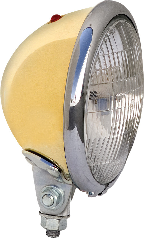 PAUGHCOSolid Brass Headlight W/Chrome Ring1300BRC