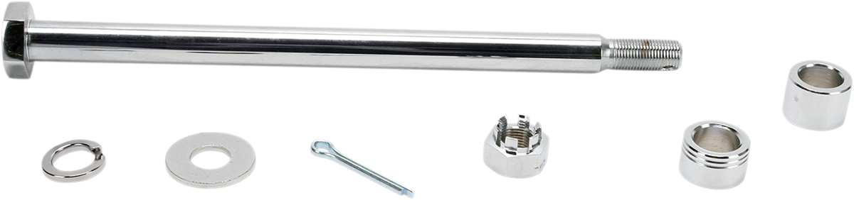 DRAG SPECIALTIES Axle Kit - Rear - Chrome - '82-'94 FXR 16-0298-BC520