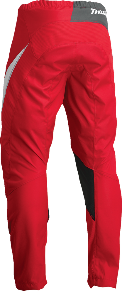 THOR Youth Sector Edge Pants - Red/White - 18 2903-2207