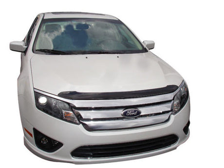 AVS 10-12 Ford Fusion Aeroskin Low Profile Acrylic Hood Shield - Smoke 320013
