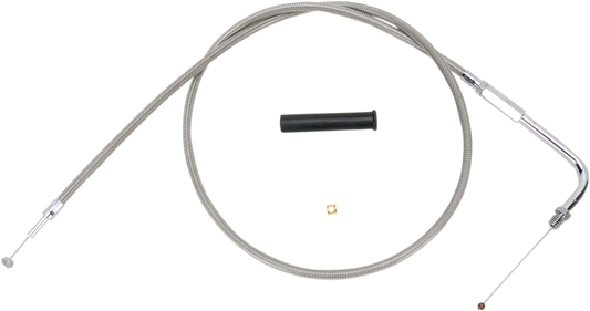 DRAG SPECIALTIES Throttle Cable - 44" - Braided 5330544B