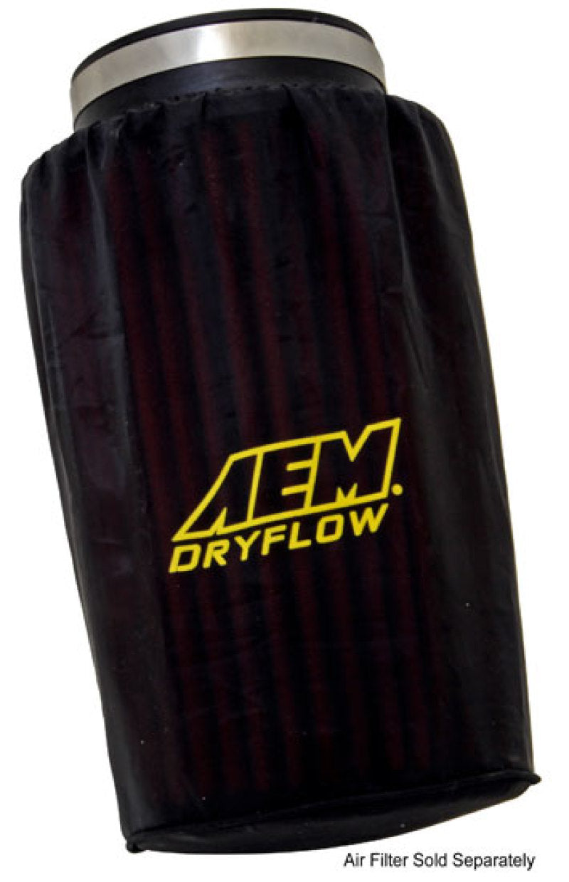 AEM Air Filter Wrap 6 inch Base 5 1/4 inch Top 9 inch Tall 1-4001