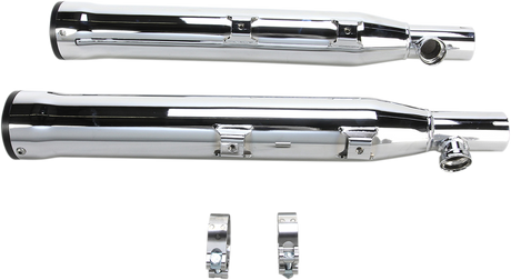 COBRA 3" RPT Mufflers for '00-'06 Softail - Chrome 6054