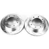 Power Stop 00-05 Ford Excursion Front Evolution Drilled & Slotted Rotors - Pair AR8580XPR