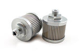 DeatschWerks Stainless Steel 6AN 100 Micron Universal Fuel Pump Pre-Filter 08-01-6100