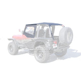 Rampage 1992-1995 Jeep Wrangler(YJ) Frameless Soft Top Kit - Black Diamond 109435