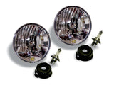 KC HiLiTES Universal/97-06 Jeep TJ 7in. Halogen H4 DOT Headlight 55/60w Lexan (Pair Pack System) 42301