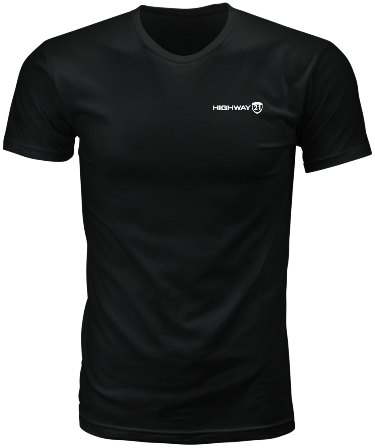 HIGHWAY 21 Corporate Tee Black Sm 489-1920~2