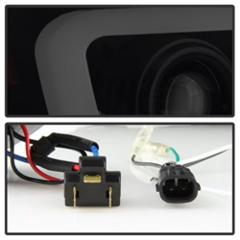 Spyder Toyota Tundra 2014-2016 Projector Headlights Light Bar DRL Black Smoke PRO-YD-TTU14-DRL-BSM 5080165