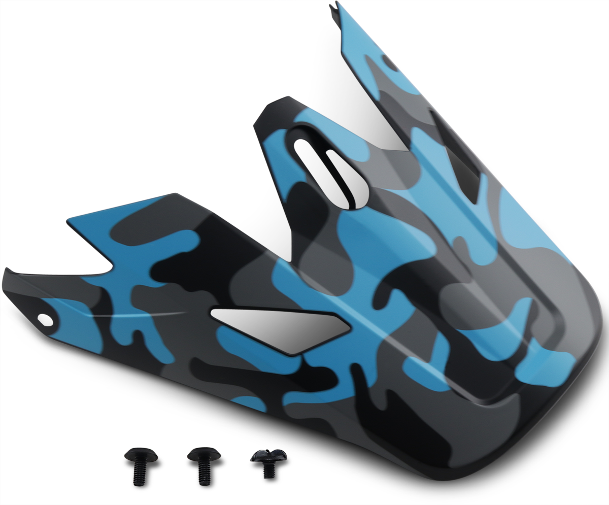 Z1R Rise Visor Kit - Camo - Blue 0132-1336