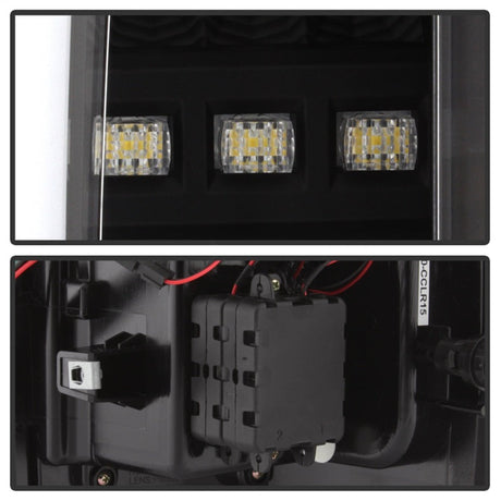 Spyder Chevy Colorado 2015-2017 Light Bar LED Tail Lights - Black ALT-YD-CCO15-LED-BK 5084576
