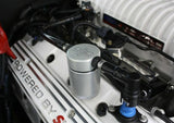 J&L 07-14 Ford Mustang GT500 Passenger Side Oil Separator 3.0 - Clear Anodized 3012P-C