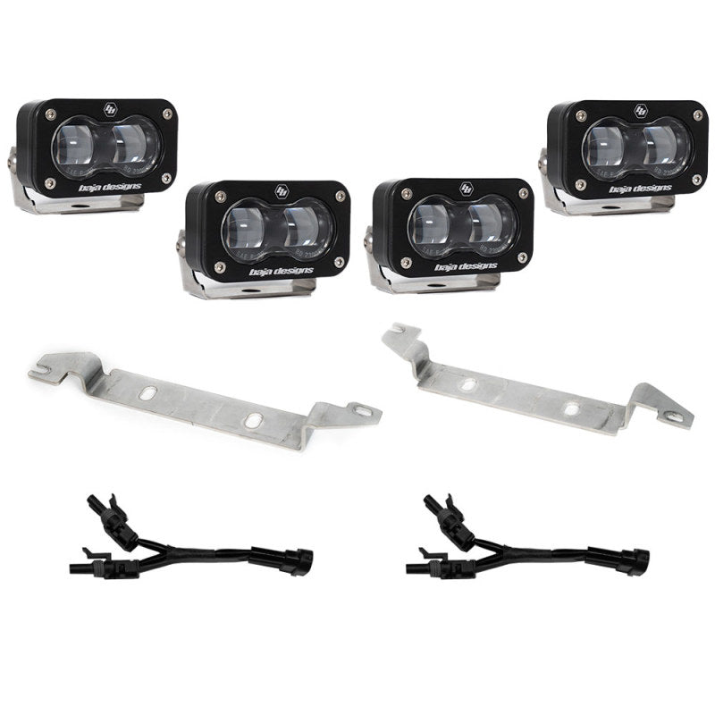 Baja Designs 2022+ Toyota Tundra S2 SAE OEM Fog Light Replacement Kit - Clear 448162