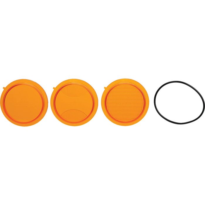 Tiger Lighting 3 Mojave Amber Lens Pack W/ O-Ring 872703