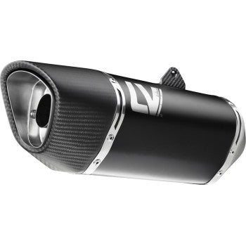 LEOVINCE LV-14 R Black Edition Slip-On Muffler - Kawasaki ZX-6R 15625BU