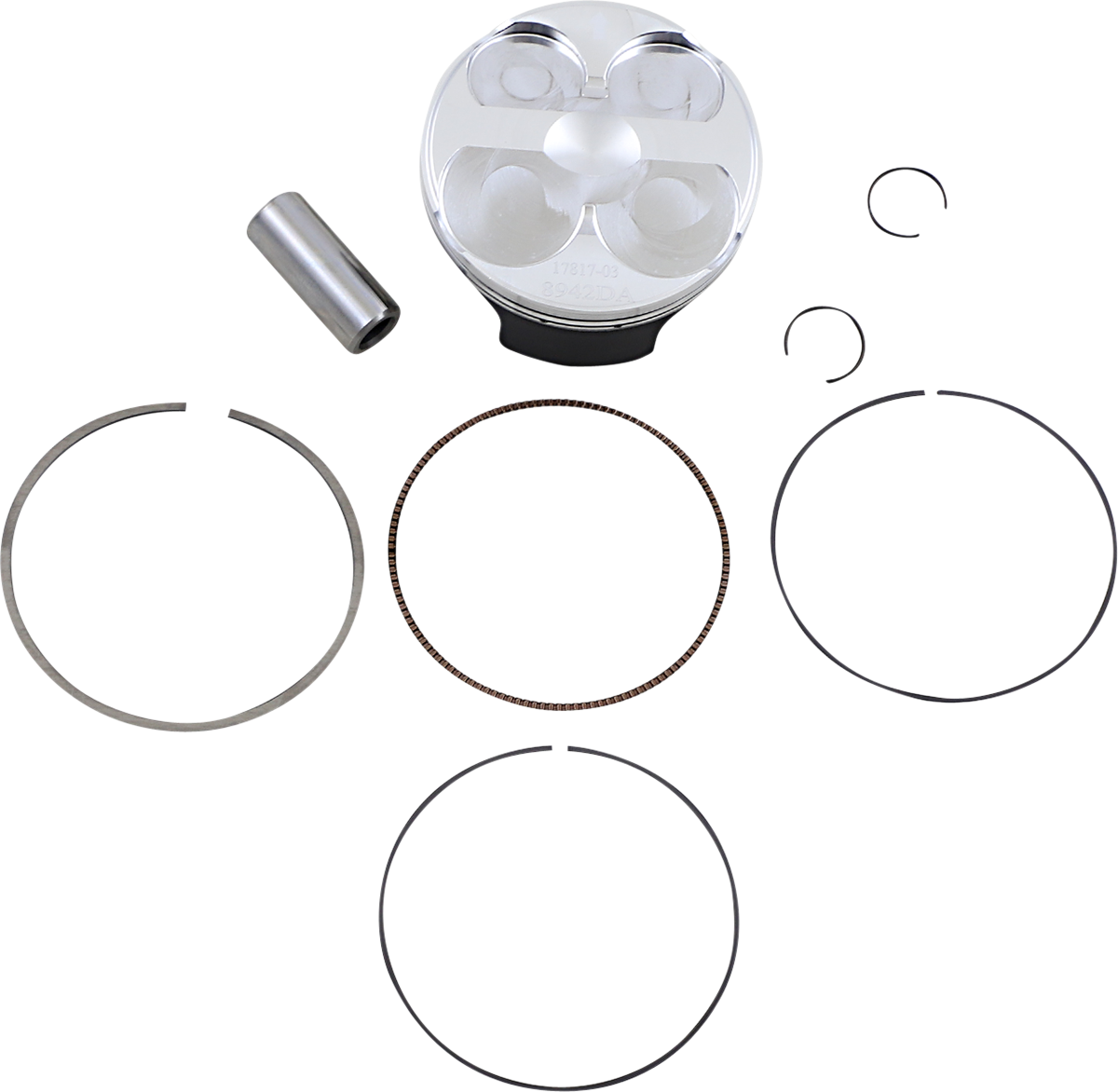 WOSSNER Piston Kit - YZ250 F/FX - 76.95 mm 8942DA