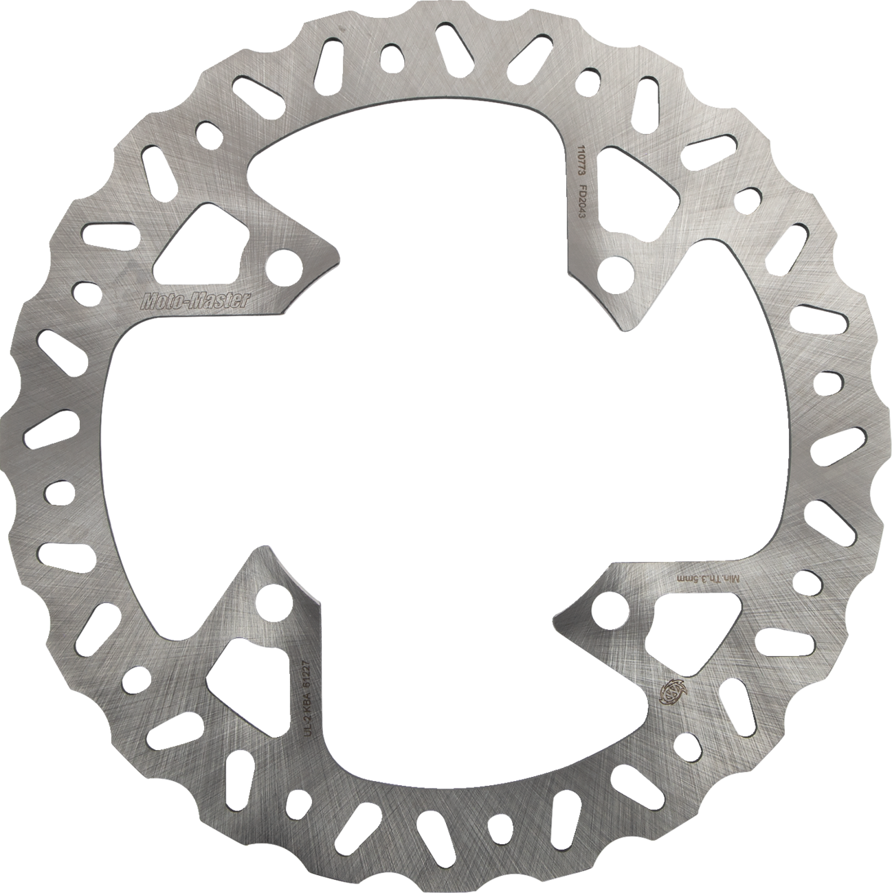 MOTO-MASTER Brake Rotor - Rear - Nitro 110773-PU