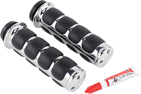 KURYAKYN Grips - ISO® - Chrome 6227