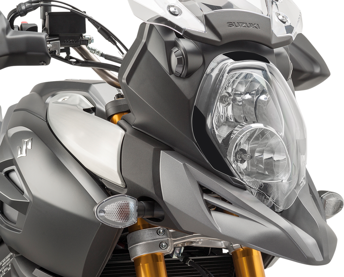 PUIG HI-TECH PARTS Protective Headlight Cover - Vstrom1000 - Clear 8126W