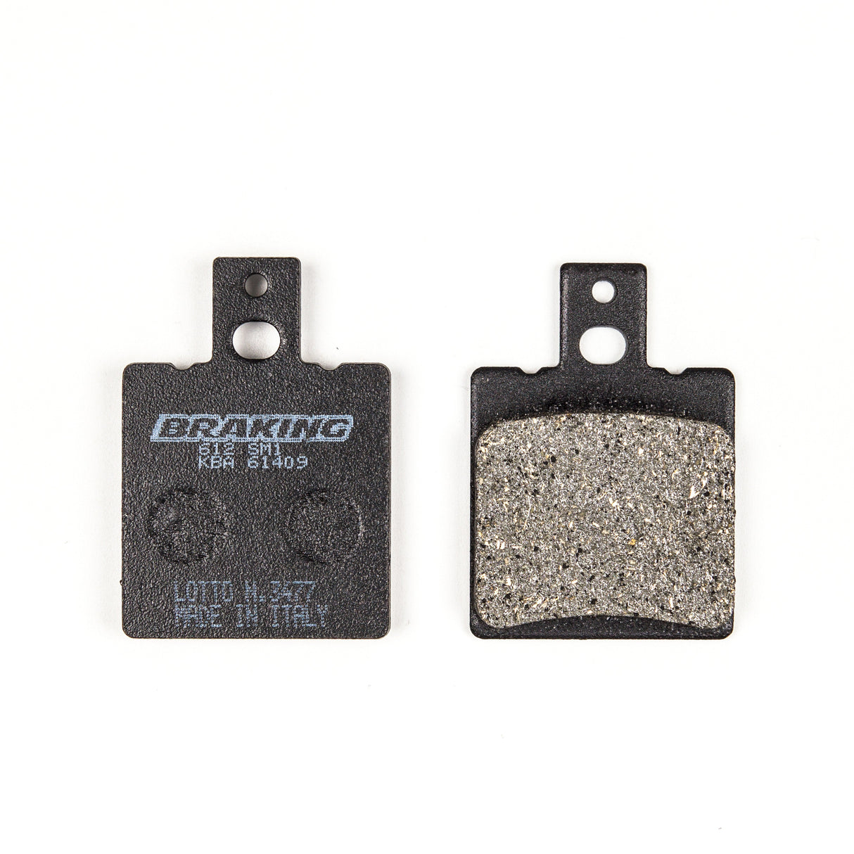 BRAKING Brake Pad Set Semi-Metallic 612SM1