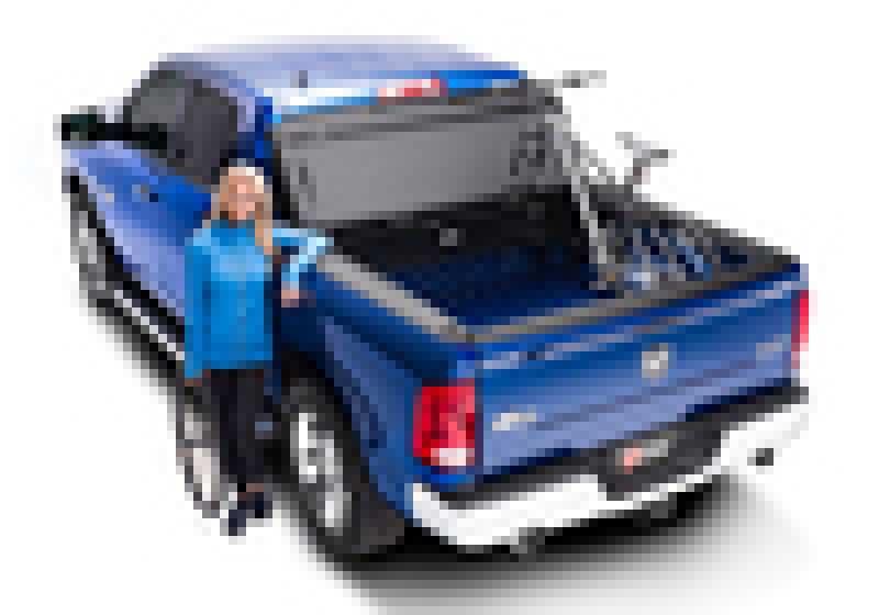 BAK 09-18 Dodge Ram 1500 (19-20 Classic Only) 5ft 7in Bed (w/ Ram Box) BAKFlip MX4 Matte Finish 448207RB