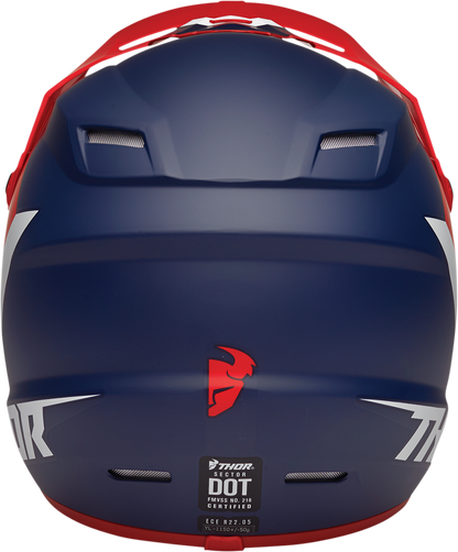 THOR Youth Sector Helmet - Chev - Red/Navy - Small 0111-1472