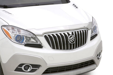 AVS 13-16 Buick Encore Aeroskin Low Profile Hood Shield - Chrome 620046