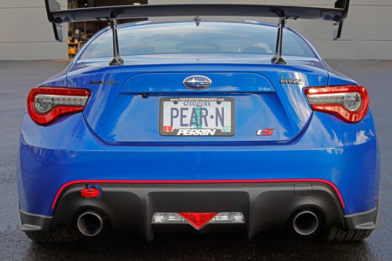 Perrin 13-20 & 2022 Subaru BRZ / 13-16 Scion FRS / 17-20 Toyota 86 Tow Hook Kit (Rear) - Red PSP-BDY-255RD