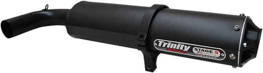 TRINITY RACING Stage 5 Slip-On Muffler - Cerakote Black TR-4158S-CB