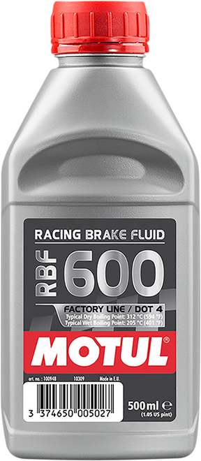 MOTUL RBF 600 Racing Brake Fluid - 16.9 U.S. fl oz. 100949