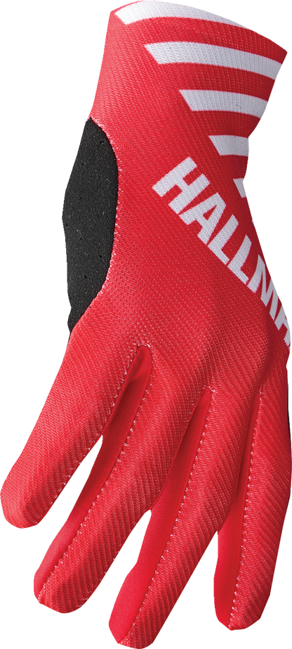 THOR Mainstay Gloves - Slice - White/Red - Large 3330-7294