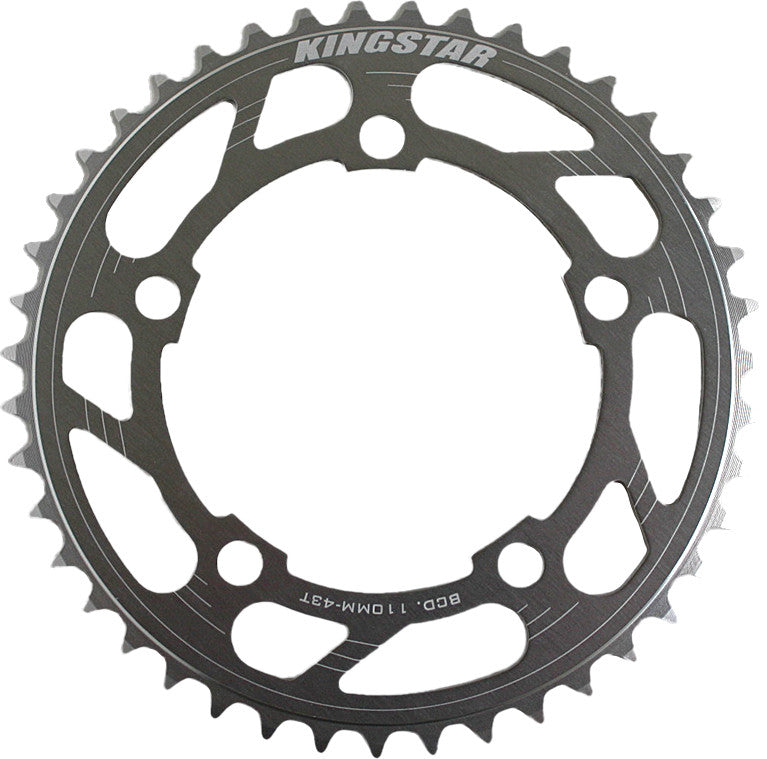 KINGSTAR5-Bolt Cr 43t Silver 110mm Bcd / 3mm711484322204