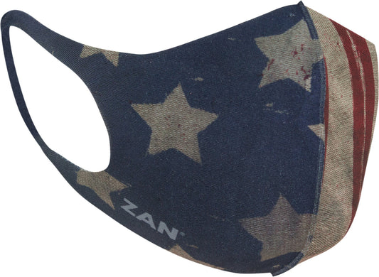 ZAN Lightweight Face Mask 2/Pk Patriot/Black FMLW408