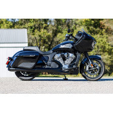 S&S CYCLE 4" Broadhead Slip-On Mufflers  Slash Cut Indian Chieftain   Black 550-1075