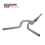 Diamond Eye KIT 4in CB MFLR RPLCMENT PIPE DUAL AL: 2004.5-2007.5 DODGE CUMMINS 600 K4236A-RP