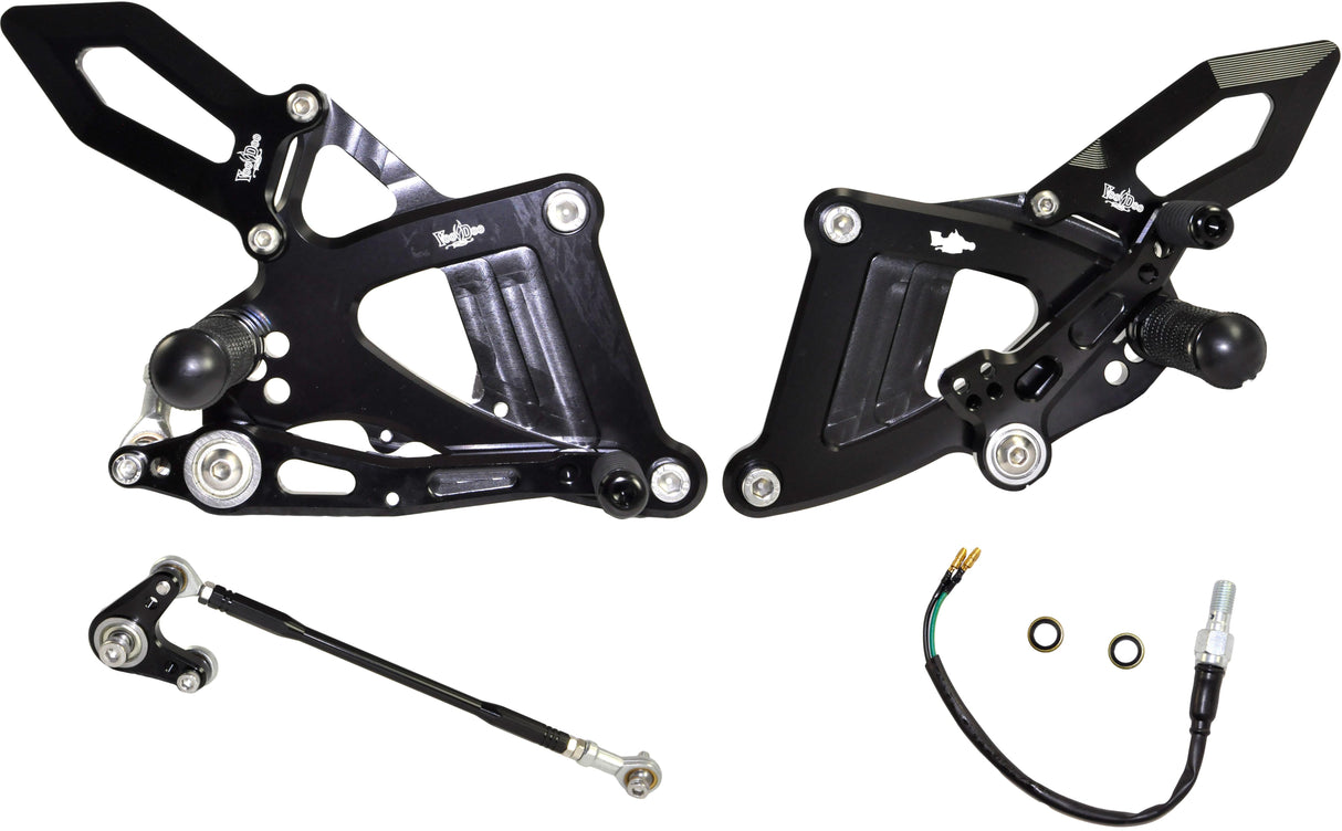 VOODOO Billet Rear Set Black VRD1326