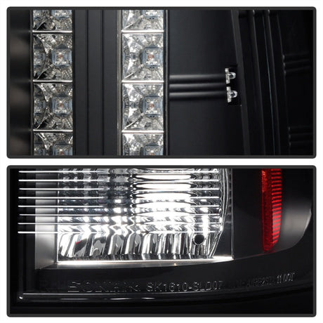Spyder Chevy Silverado 07-13 LED Tail Lights Blk ALT-YD-CS07-LED-BK 5001771