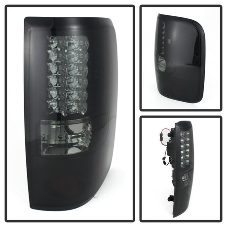Spyder Ford F150 side 04-08 (Not Fit Heritage & SVT)LED Tail Lights Blk Smke ALT-YD-FF15004-LED-BSM 5078131