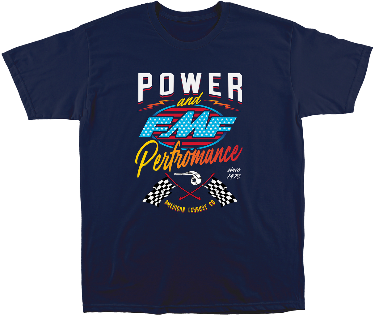 FMF APPAREL So American Tee Navy 2x SU22118904-NVY-XXL