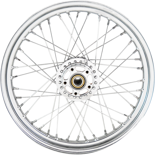 DRAG SPECIALTIES Front Wheel - Dual Disc/No ABS - Chrome - 19"x2.50" - '11+ 1200C/1200X DUAL DISC,XL1200C/X ONLY 64561D