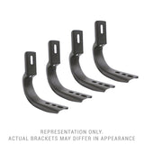 Go Rhino 19-20 Chevrolet Silverado 1500 Brackets for OE Xtreme Cab Length SideSteps 6840475