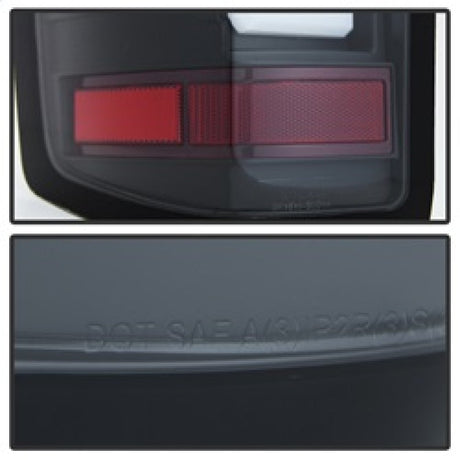 Spyder Chevy 1500 14-16 Light Bar LED Tail Lights Blk ALT-YD-CS14-LBLED-BK 5079985