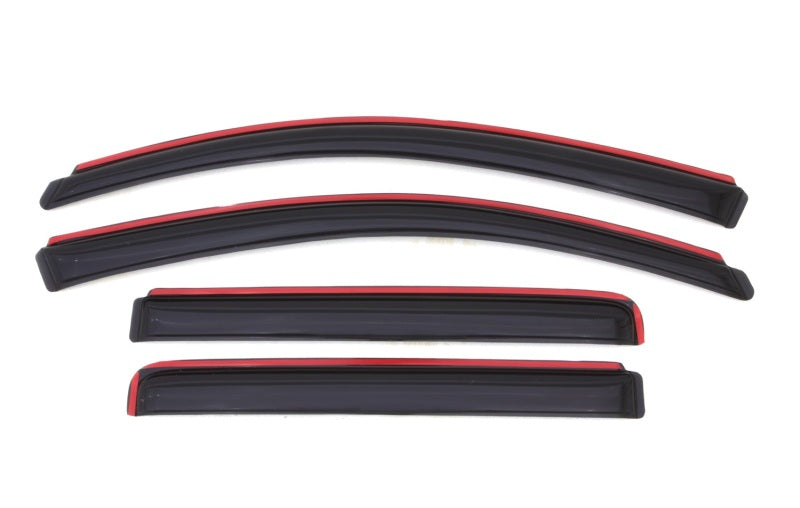 AVS 04-15 Nissan Titan Crew Cab Ventvisor In-Channel Front & Rear Window Deflectors 4pc - Smoke 194858